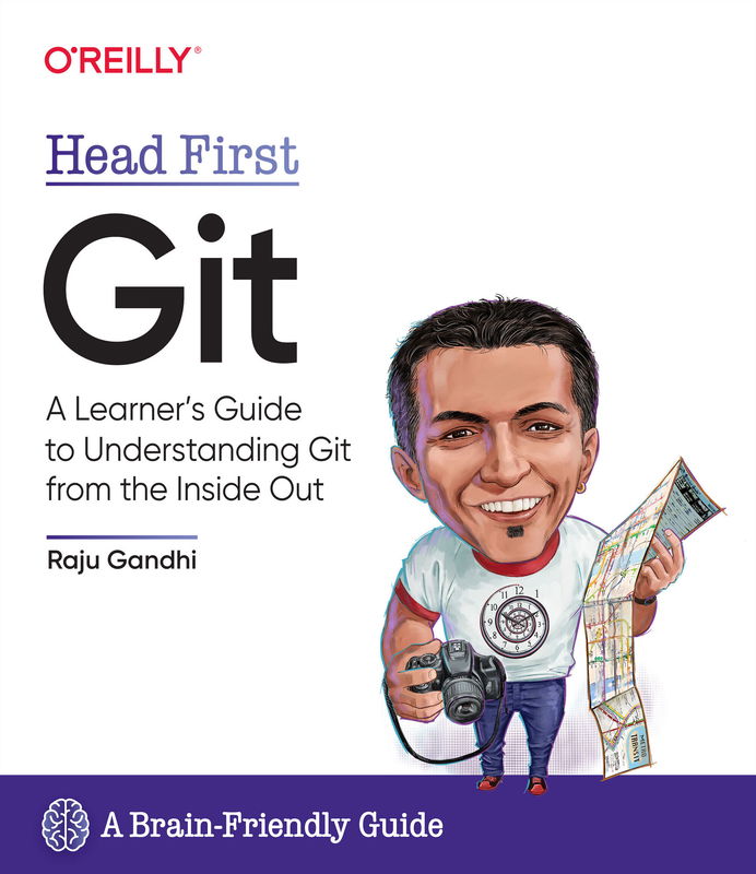 The cover of Head First Git