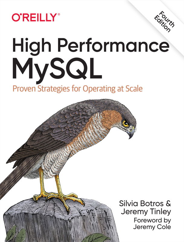 The cover of High Performance MySQL