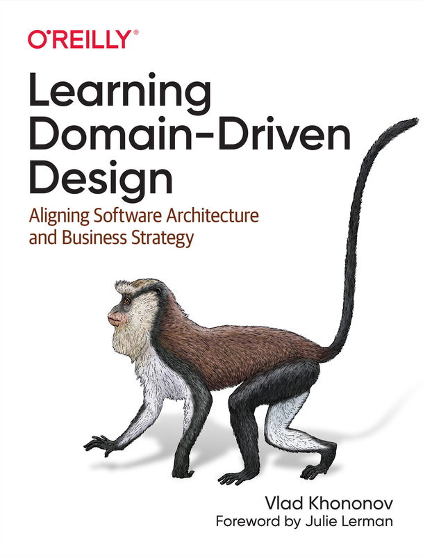 The cover of Learning Domain-Driven Design