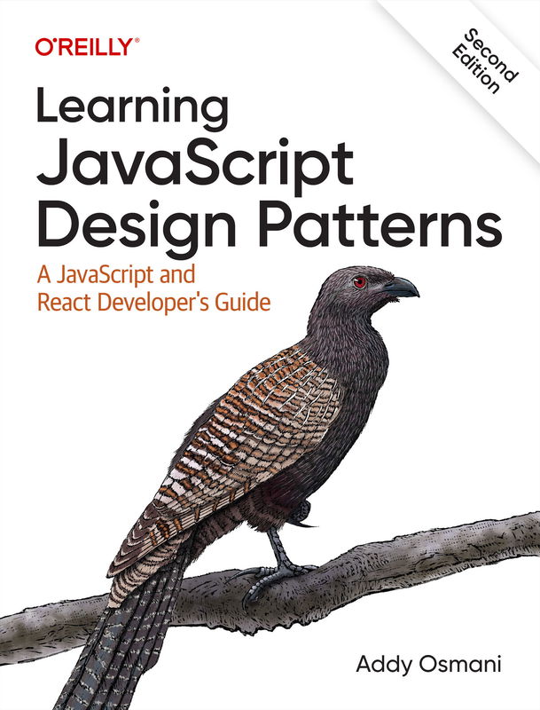 The cover of Learning JavaScript Design Patterns