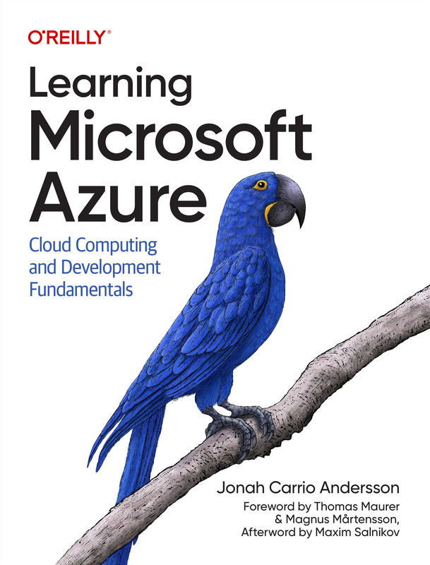 The cover of Learning Microsoft Azure