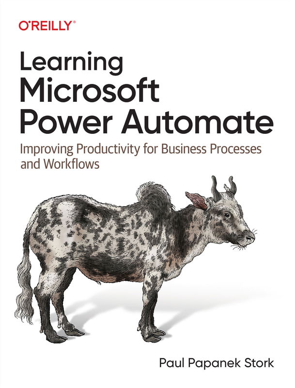 The cover of Learning Microsoft Power Automate