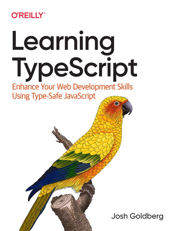 The cover of Learning TypeScript