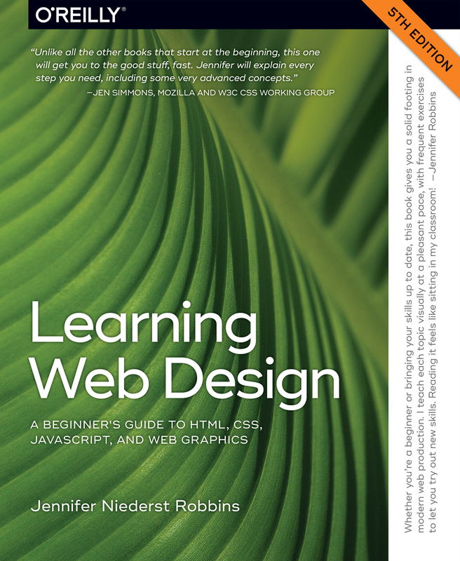 The cover of Learning Web Design