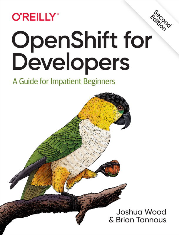 The cover of OpenShift for Developers
