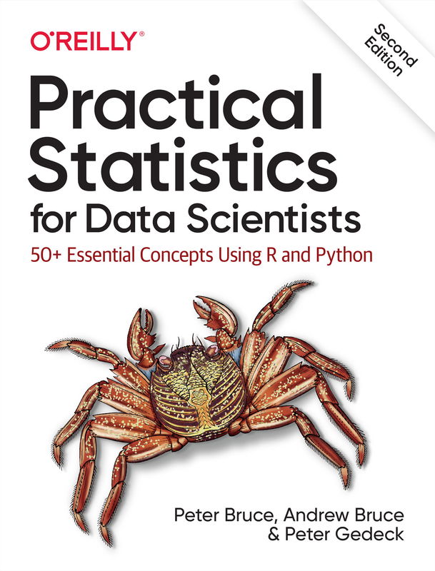 The cover of Practical Statistics for Data Scientists