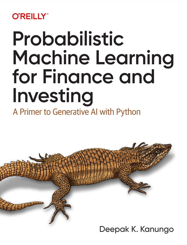 The cover of Probabilistic Machine Learning for Finance and Investing