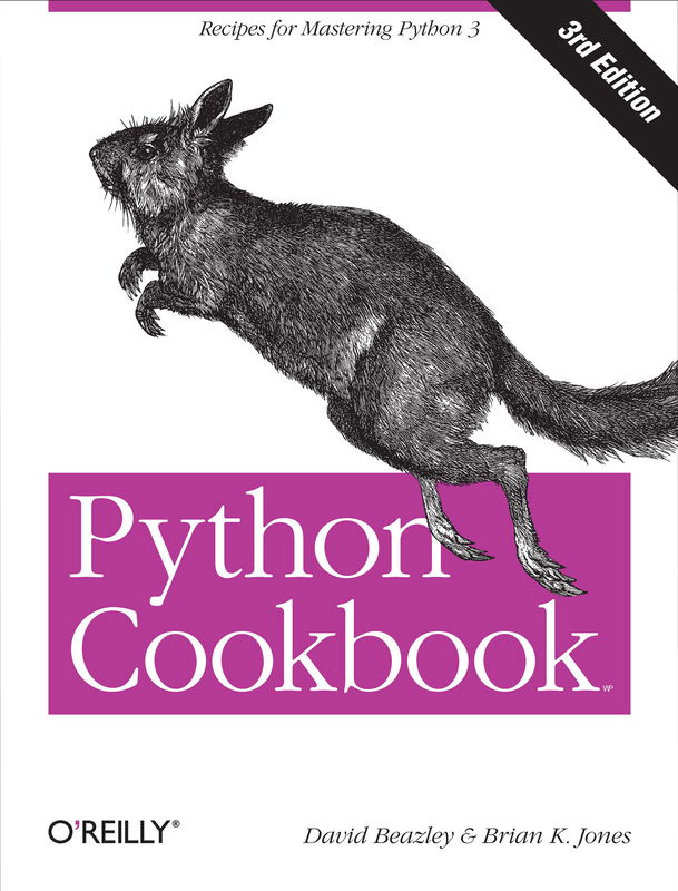 The cover of Python Cookbook