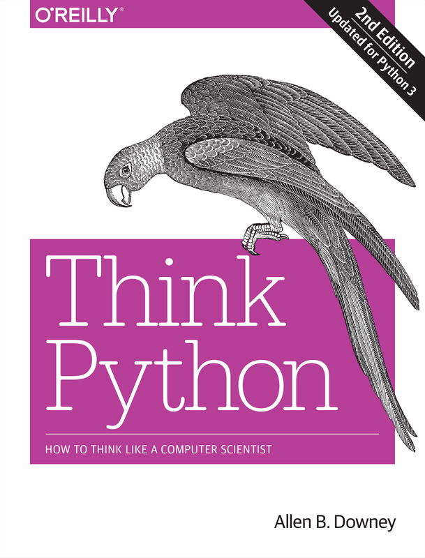 The cover of Think Python