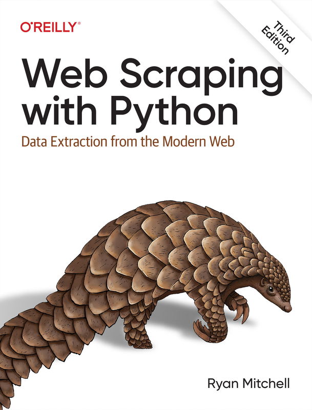 The cover of Web Scraping with Python