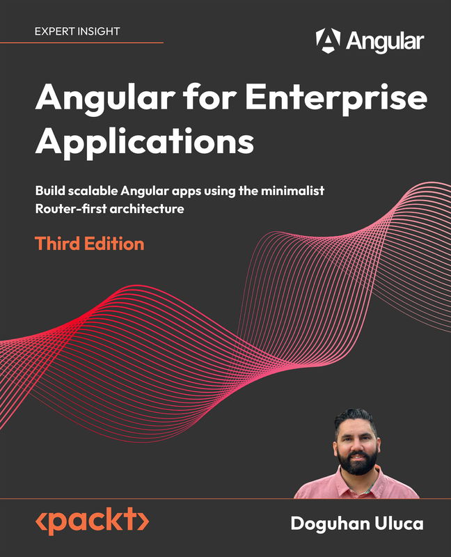 The cover of Angular for Enterprise Applications