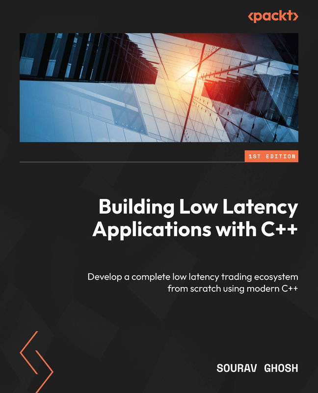 The cover of Building Low Latency Applications with C++
