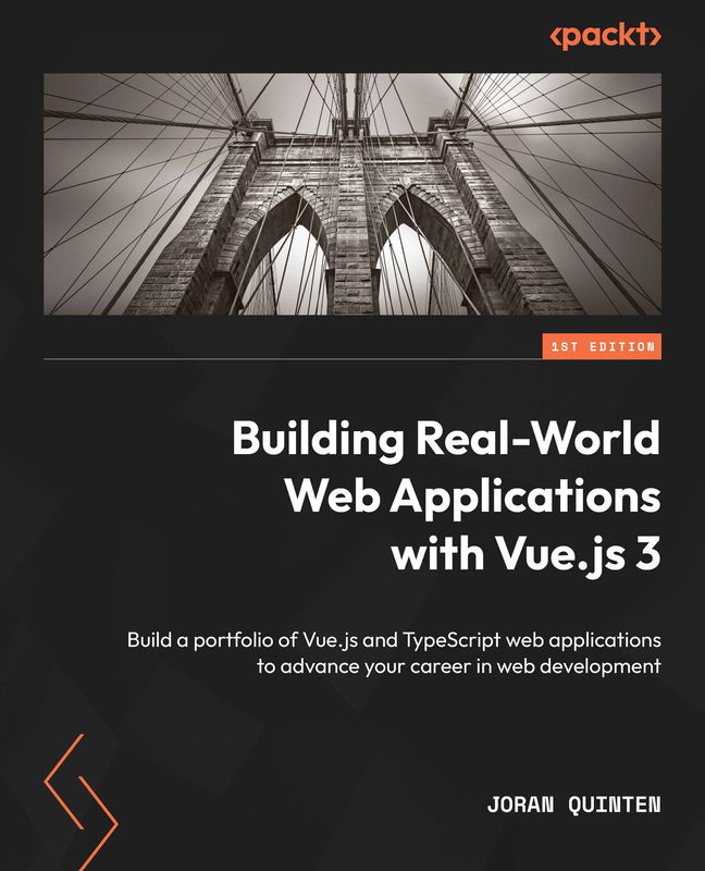The cover of Building Real-World Web Applications with Vue.js 3