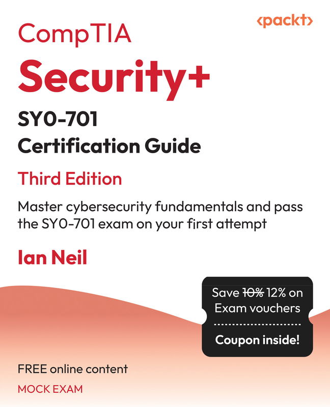 The cover of CompTIA Security+ SY0-701 Certification Guide