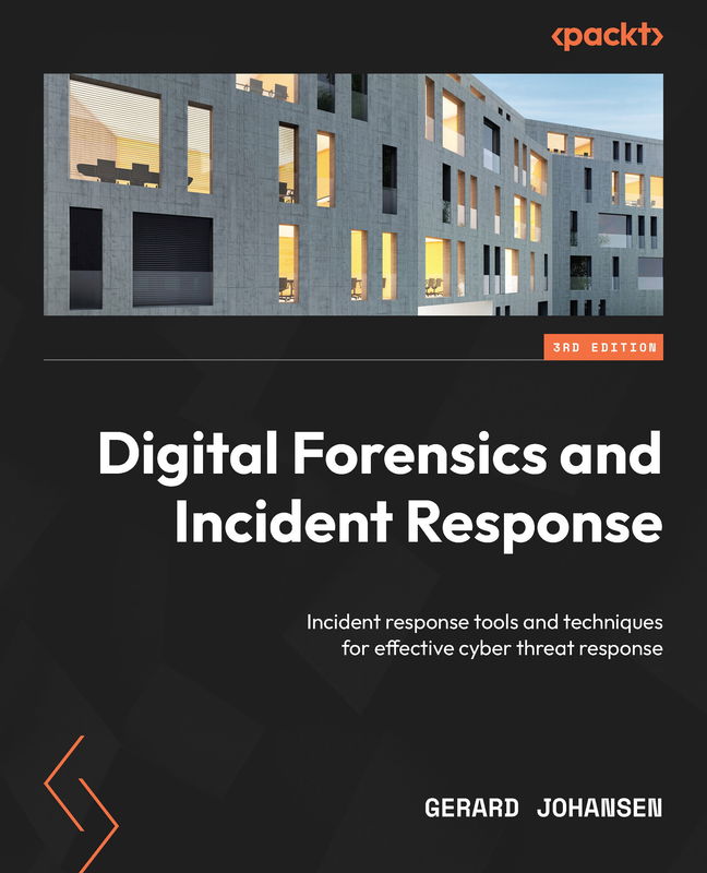 The cover of Digital Forensics and Incident Response