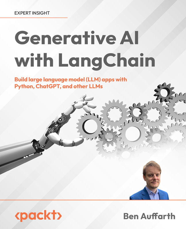The cover of Generative AI with LangChain