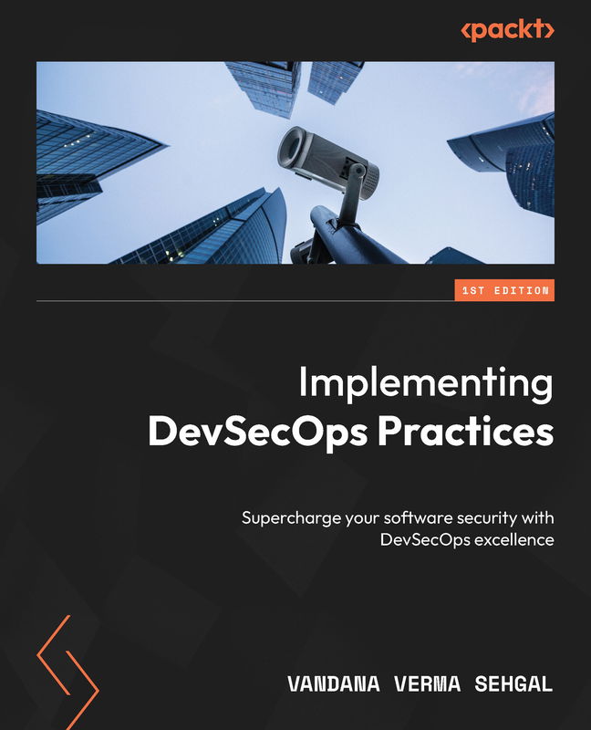 The cover of Implementing DevSecOps Practices