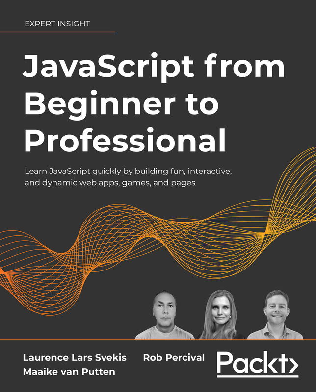 The cover of JavaScript from Beginner to Professional