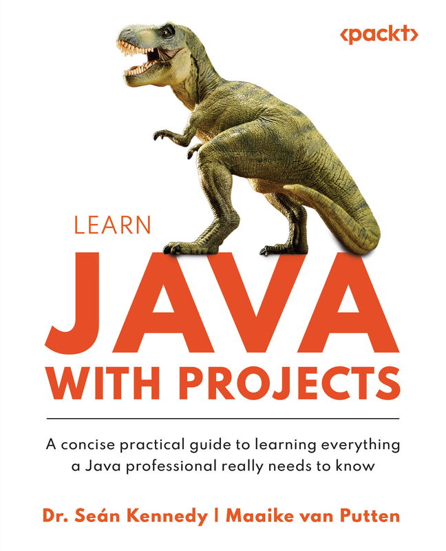 The cover of Learn Java with Projects
