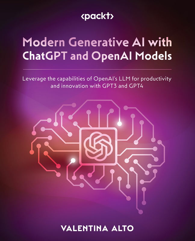 The cover of Modern Generative AI with ChatGPT and OpenAI Models