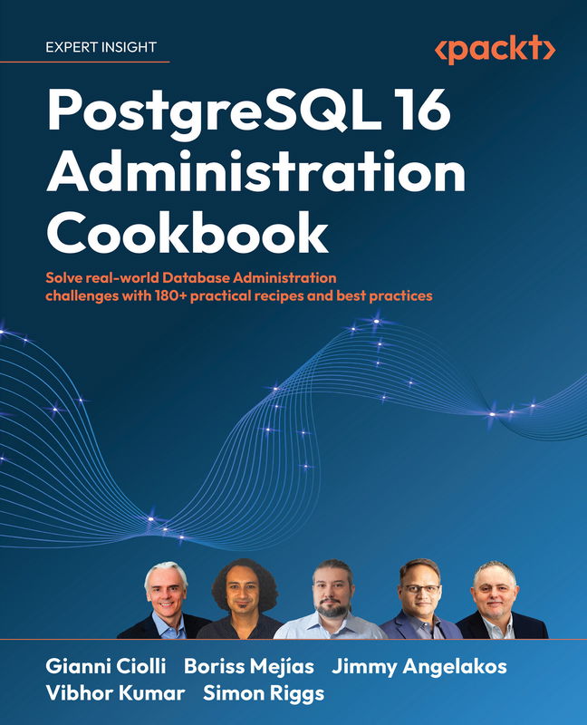 The cover of PostgreSQL 16 Administration Cookbook