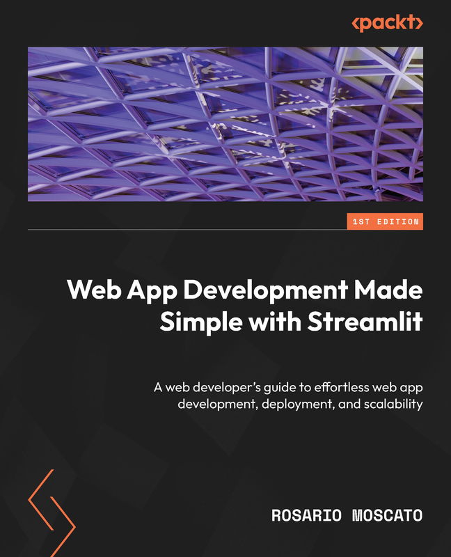 The cover of Web App Development Made Simple with Streamlit