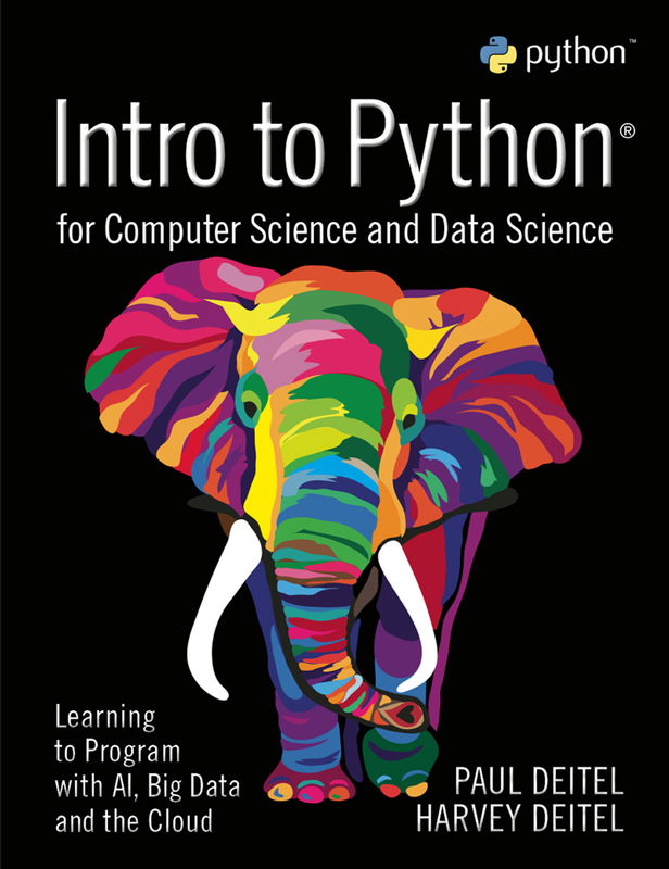 The cover of Intro to Python for Computer Science and Data Science