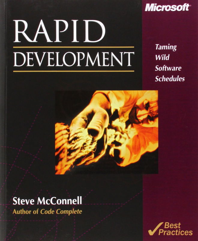The cover of Rapid Development