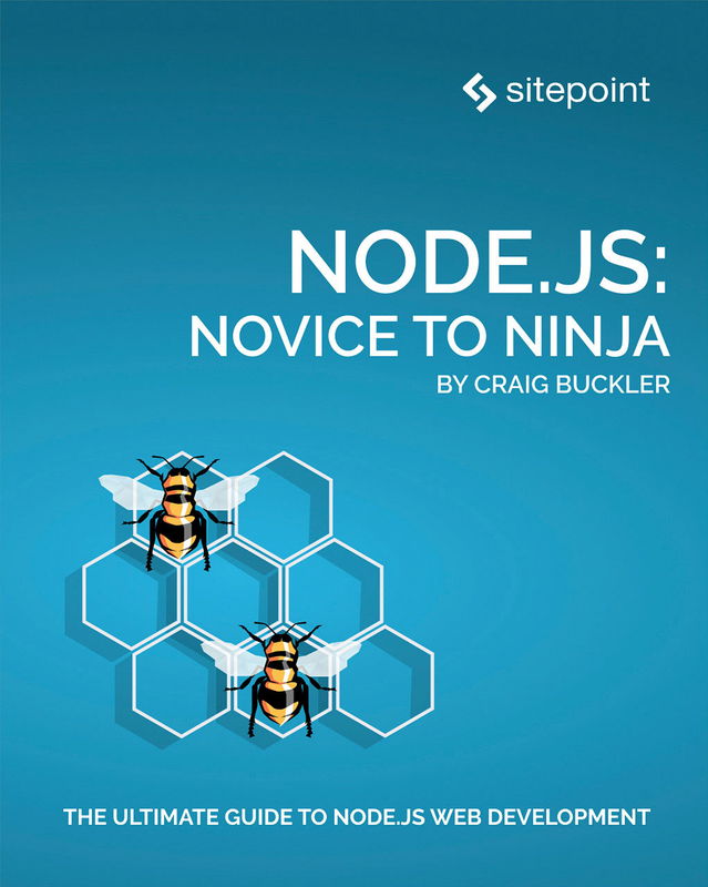 The cover of Node.js: Novice to Ninja