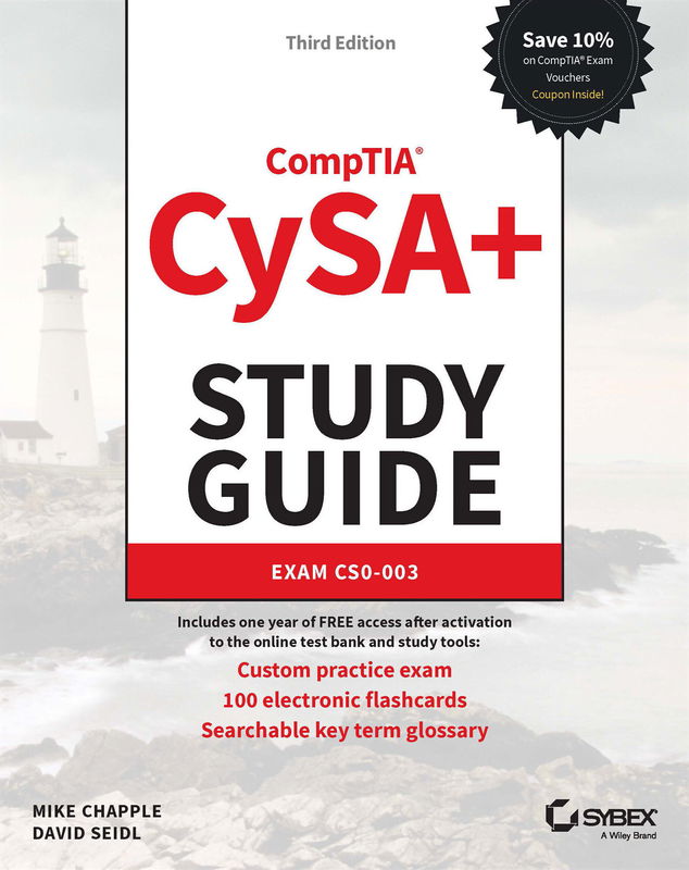 The cover of CompTIA CySA+ Study Guide