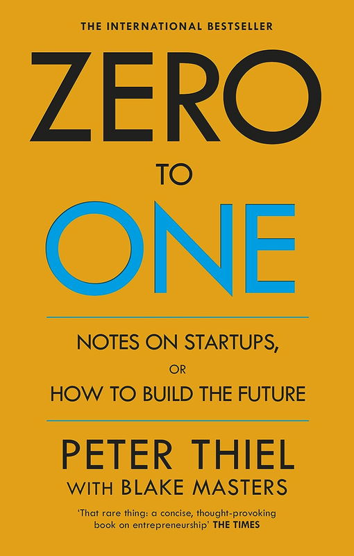 The cover of Zero to One