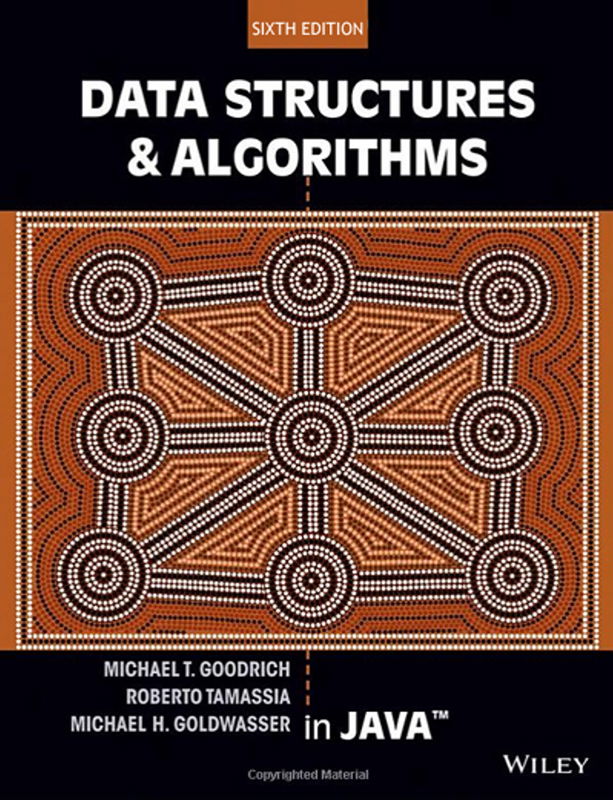 The cover of Data Structures and Algorithms in Java